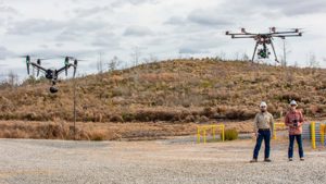Drones are used to inspect a BPX Energy site in East Texas, US (Photo Source: BP)