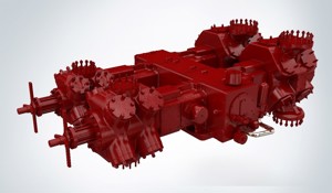 Dresser-Rand HOS high-speed reciprocating compressor.