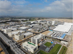 A panoramic view of Zhangzhou CHIMEI ABS/AS resin plant site.
