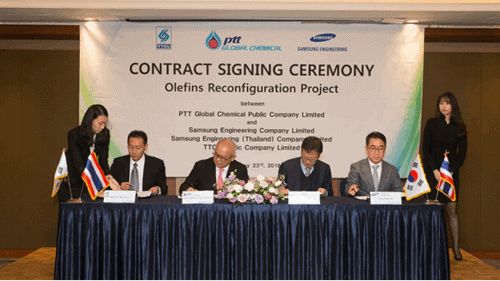 PTTGC and Samsung Engineering sign contract