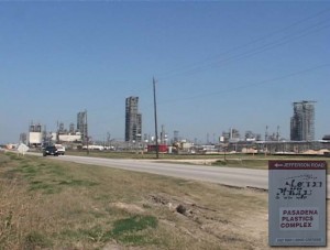 Chevron plastics complex in Pasadena, Texas